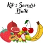 photo illustrant un kit de 5 pot de barbe à papa saveur fruite