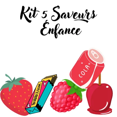 kit de 5 pot de barbe à papa saveur enfance photo montrant kit de 5 pot de barbe à papa saveur enfance