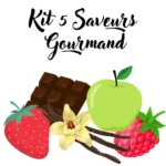 kit de 5 pot de barbe à papa saveur gourmande